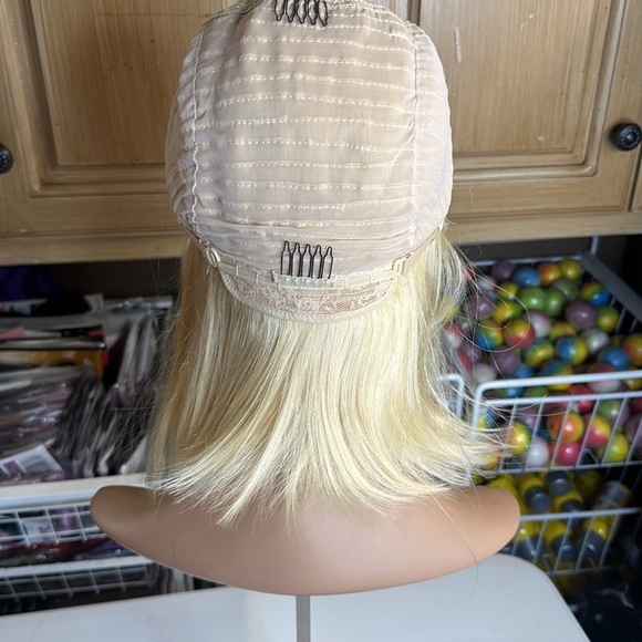 Lot 2106 ❤️NEW 100% Human Hair Lace front wig T Part Bob - Picture 8 of 8
